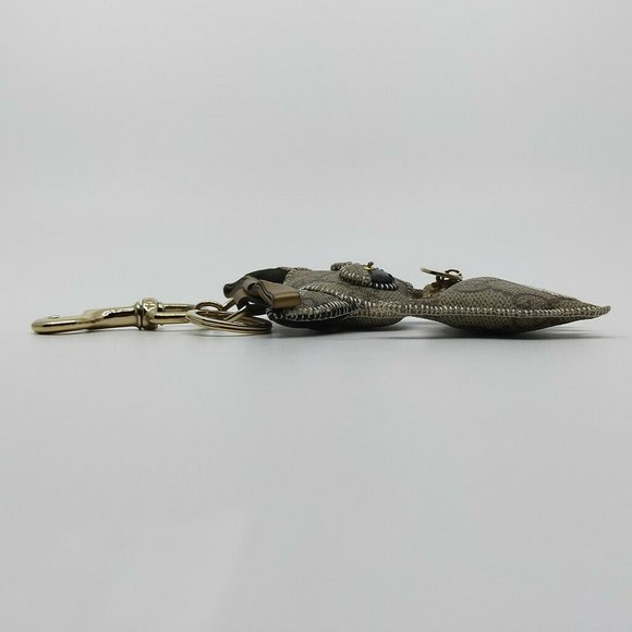 Authentic Gucci Key Ring GG Cat Light Brown - Picture 7 of 8